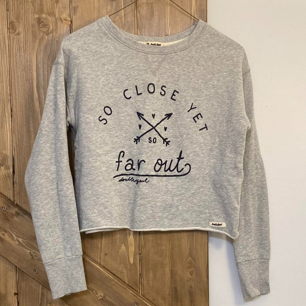 So Close Yet So Far Out cropped sweater